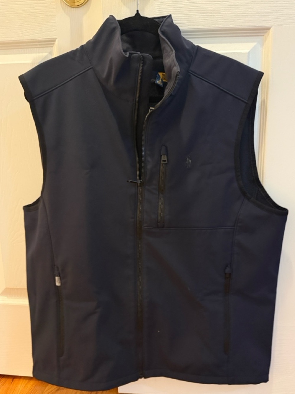 Polo by Ralph Lauren Navy Softshell Vest with Zip Pockets